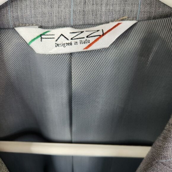 NEW Fazzi 100% Wool Super 100s 3 Button Sport Coat Blazer 40R - Picture 4 of 8